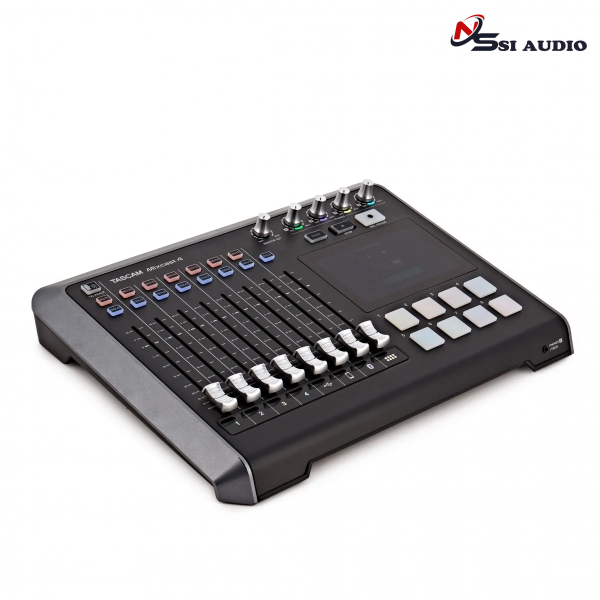 Tascam Mixcast 4 – Bàn Điều Khiển & Audio Interface Thu Âm Podcast, Livestream Đa Năng