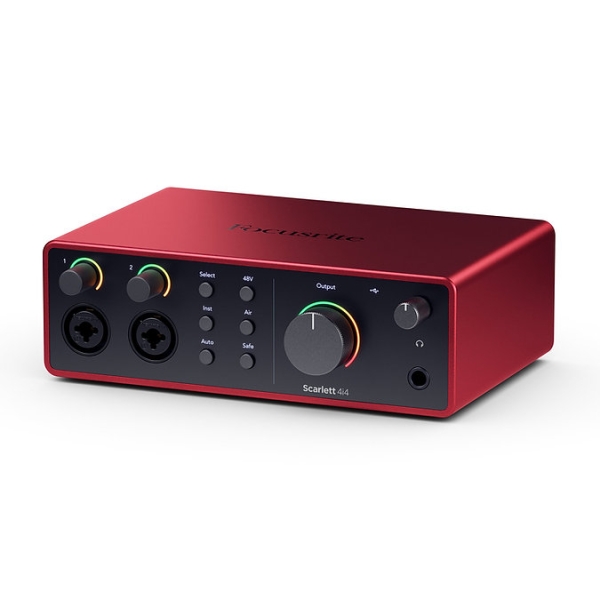 Focusrite Scarlett 4i4 (4th Gen) – Audio Interface USB-C 4×4 Studio Grade