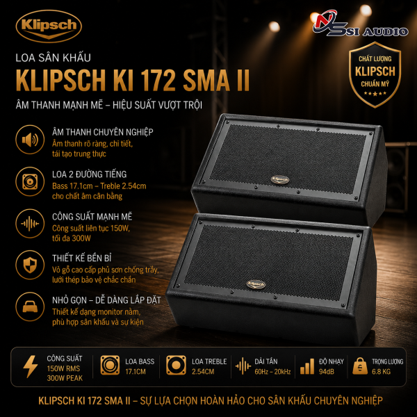 Loa KLIPSCH KI 172 SMA II /Cặp