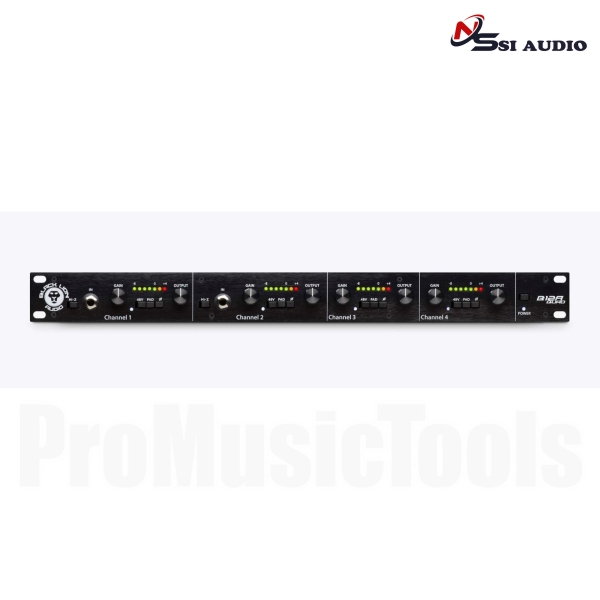 Black Lion Audio B12A Quad – 4 Channel Tube Microphone Preamp