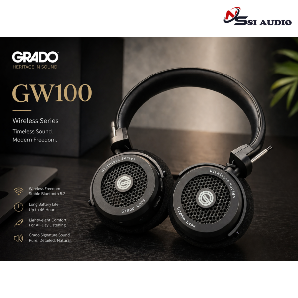 Grado GW100 – Tai Nghe Open-Back Bluetooth Đầu Tiên: Chất Âm Brooklyn Thuần Khiết