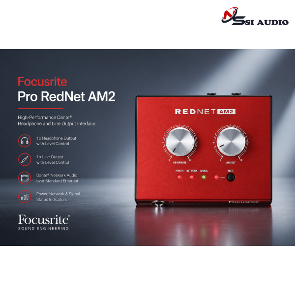 Focusrite Pro RedNet AM2