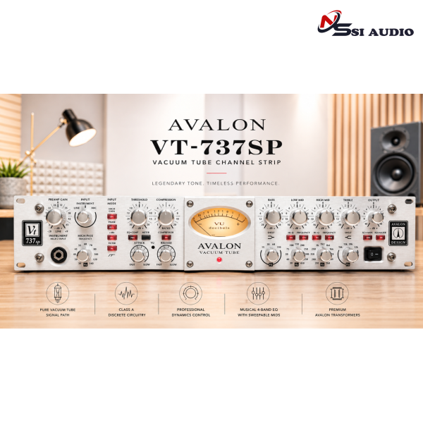 Avalon VT-737SP Vacuum Tube Channel Strip – Kiệt Tác Âm Thanh Phòng Thu