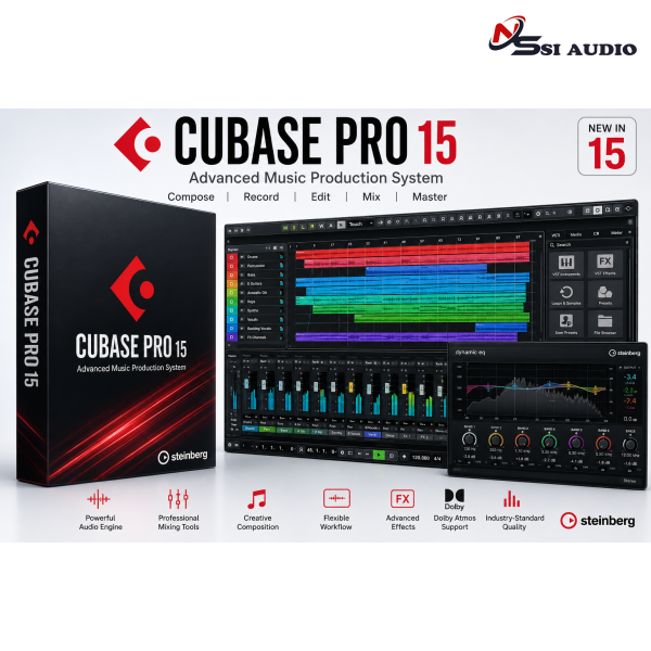 Steinberg Cubase 15 Pro bản quyền key 1PC – Đỉnh Cao Sản Xuất Âm Nhạc Chuyên Nghiệp