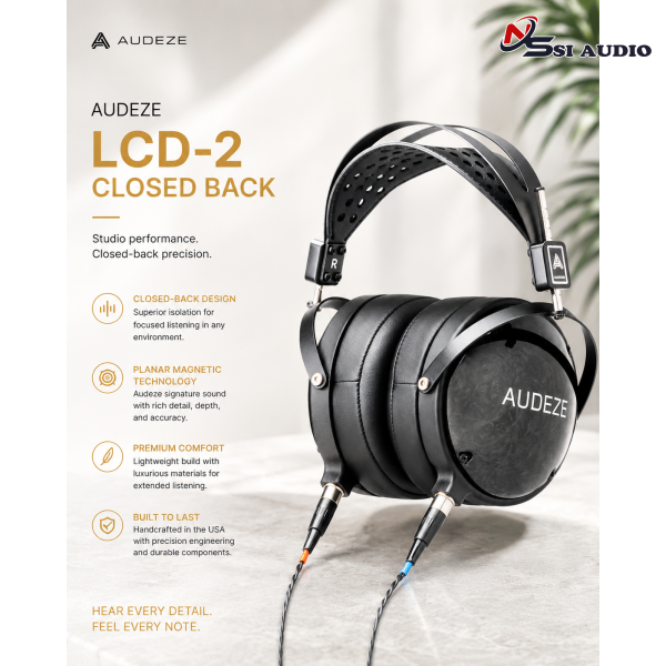 Audeze LCD-2 Closed Back – Âm Thanh Từ Phẳng Trong Không Gian Riêng Tư