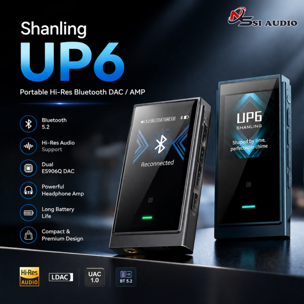 Shanling UP6. DAC/Headphone Amp, Soundcard USB