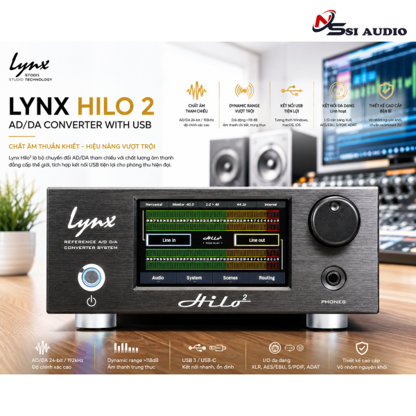 Lynx Hilo 2 AD/DA Converter with USB