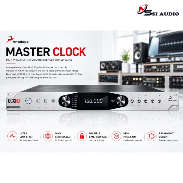 Antelope Master Clock: Bộ Tạo Xung Số Chuyên Nghiệp