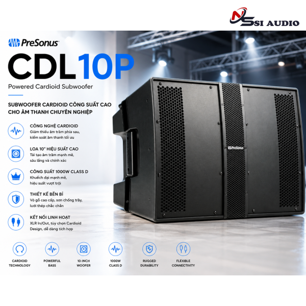 PreSonus CDL10P: Loa Active Line Array Đồng Trục Chuyên Nghiệp
