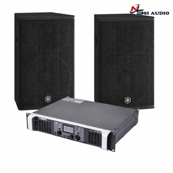 Bộ Karaoke cao cấp YAMAHA CHR15 & PX10 – Tặng Vang Số JBL KX180A