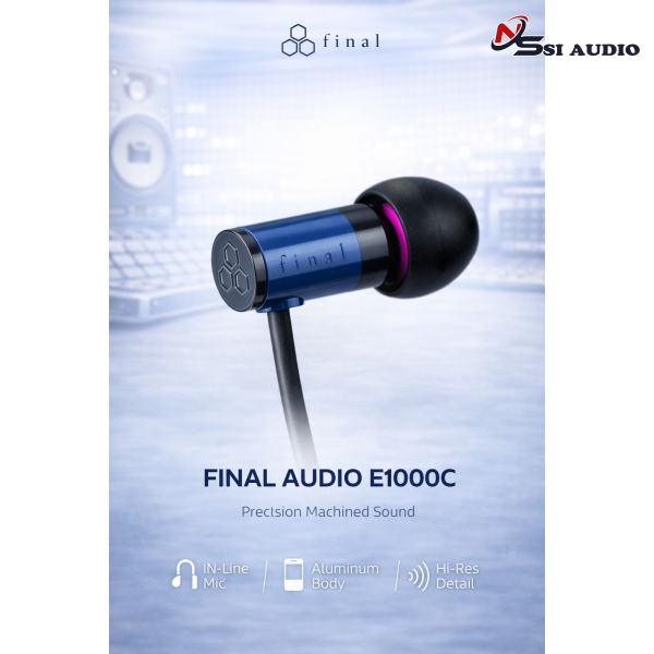 Tai nghe In Ear có dây Final Audio E1000C