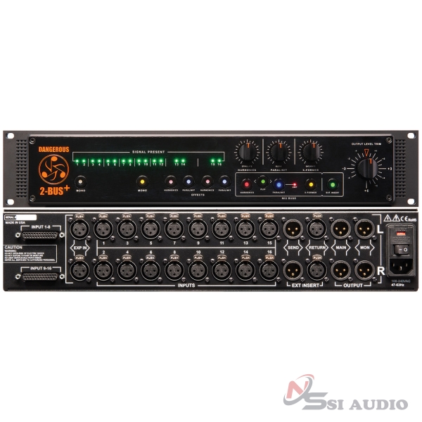 Dangerous Music 2-BUS+ Analog Summing Mixer