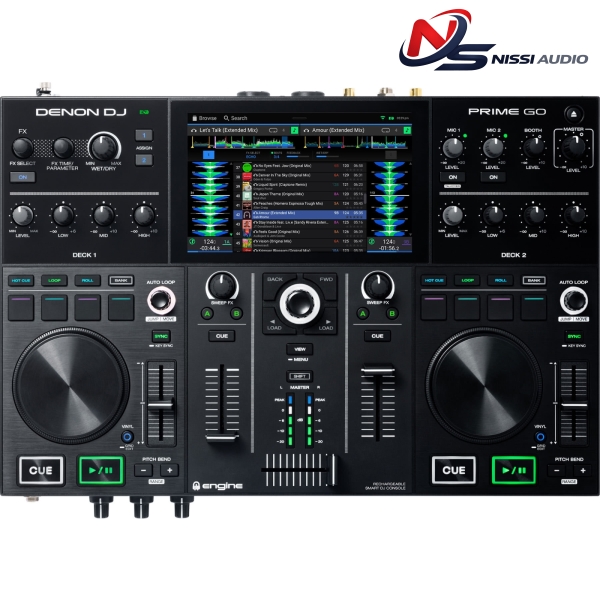DENON PRIME GO – DJ Controller Standalone Pin Sạc Di Động Cao Cấp