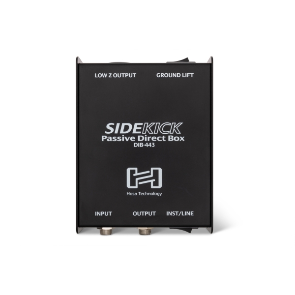 HOSA SIDEKICK PASSIVE DI BOX 1/4" TS TO XLR3M