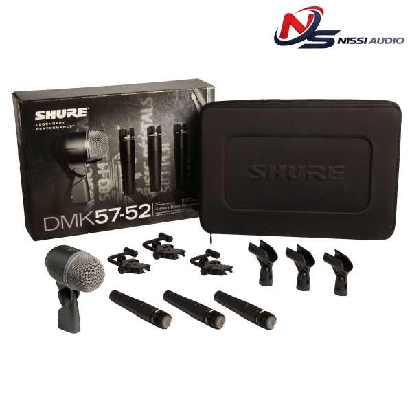 Micro SHURE DMK57-52-X – Bộ Micro Trống Chuyên Nghiệp
