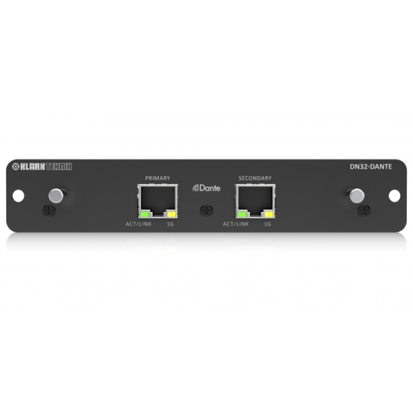 DN32-DANTE Expansion Cards and Interfaces Klark Teknik