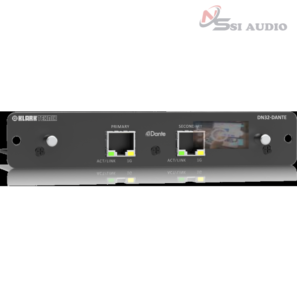 DN32-DANTE Expansion Cards and Interfaces Klark Teknik