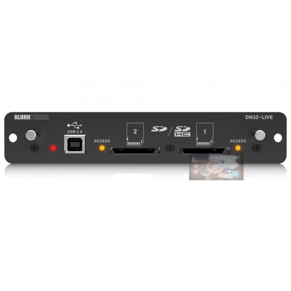 DN32-LIVE Expansion Cards and Interfaces Klark Teknik