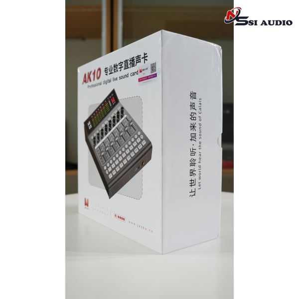 Bàn Trộn Âm Thanh Tích Hợp Soundcard Jialai Zhongke AK10 – Thiết Bị Livestream, Thu Âm Flagship