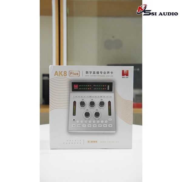 Soundcard Livestream Chuyên Nghiệp Jialai Zhongke AK8 Plus 