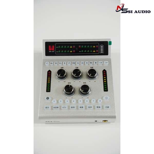 Soundcard Livestream Chuyên Nghiệp Jialai Zhongke AK8 Plus 