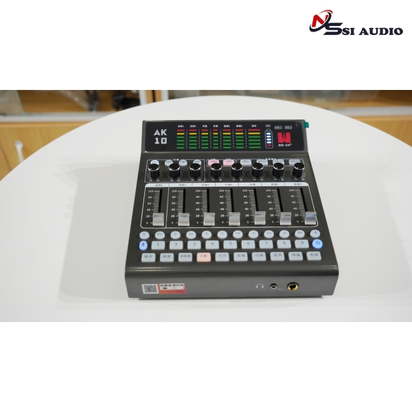 Bàn Trộn Âm Thanh Tích Hợp Soundcard Jialai Zhongke AK10 – Thiết Bị Livestream, Thu Âm Flagship