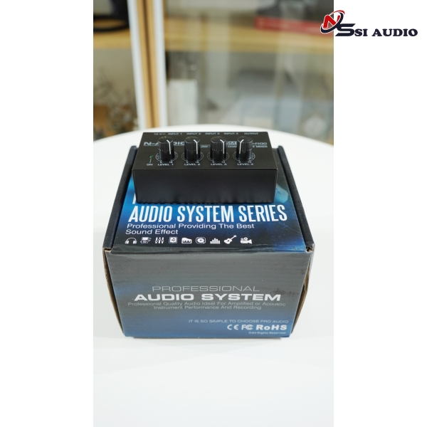 N-Audio Micromix MX400 – Bộ Trộn Âm Thanh Mini 4 Kênh Nhỏ Gọn, Giải Pháp Gộp Tín Hiệu Tối Ưu