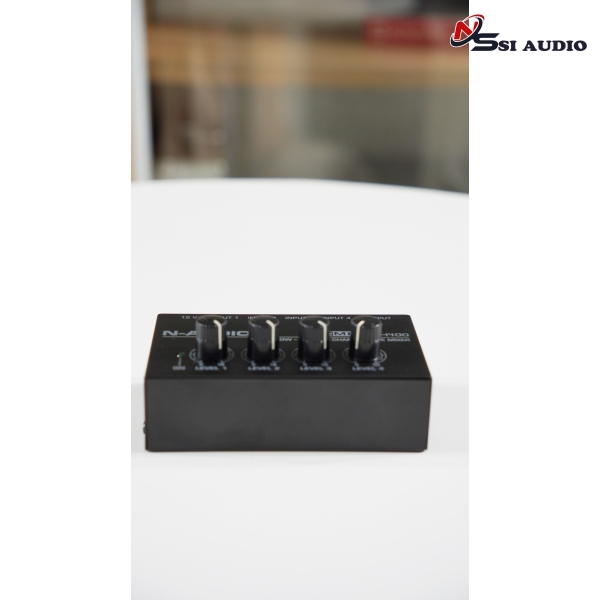 N-Audio Micromix MX400 – Bộ Trộn Âm Thanh Mini 4 Kênh Nhỏ Gọn, Giải Pháp Gộp Tín Hiệu Tối Ưu