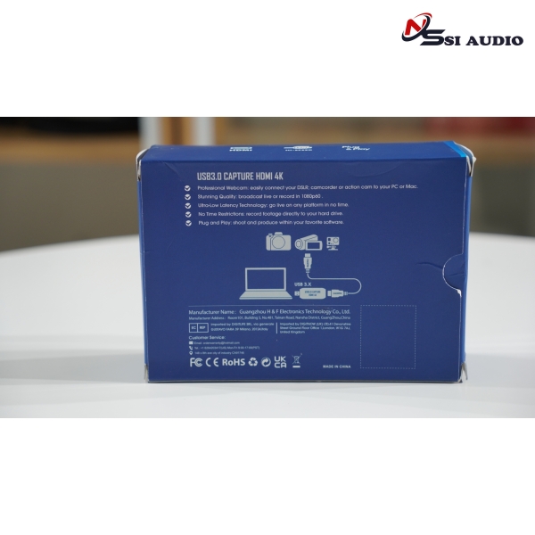 USB 3.0 Capture HDMI 4K – Thiết Bị Livestream, Thu Video Thu Hình Độ Phân Giải Cao Chuyên Nghiệp