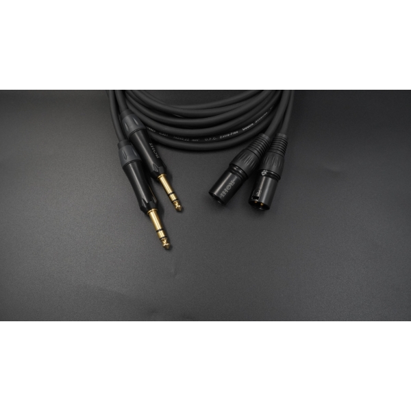 Rohi 6mm Trs to XLR dây loa Rohi 1M (2 dây)