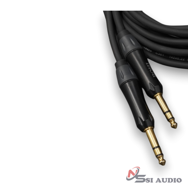 Dây 6 Ly Stereo TRS 5M Rohi - Italia ( 1 CẶP )