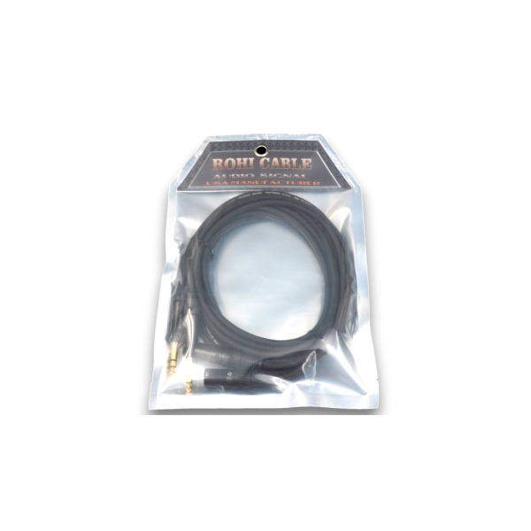 Dây 6mm Trs to XLR dây loa 1M (2 dây) Rohi - Italia