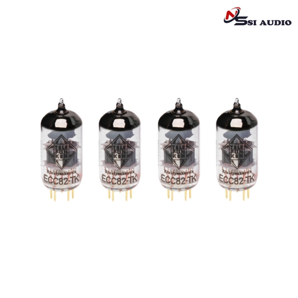 Tube 12AU7 / ECC82-TK Matched Quad Vacuum bóng tube telefunken