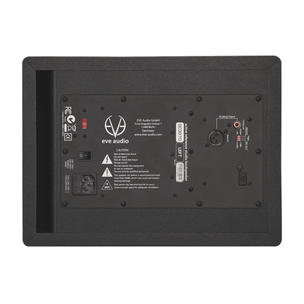 EVE AUDIO SC3070 3-WAY, 7" ACTIVE NEARFIELD / MIDFIELD 