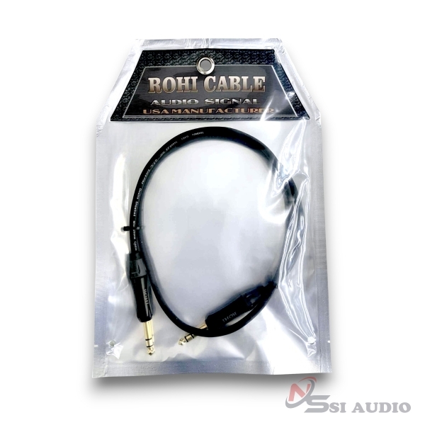 Dây 6 Ly Stereo TRS 1M Rohi - Italia ( 1 CẶP )