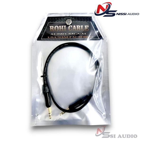 Dây 6 Ly Stereo TRS 3M Rohi - Italia ( 1 CẶP )