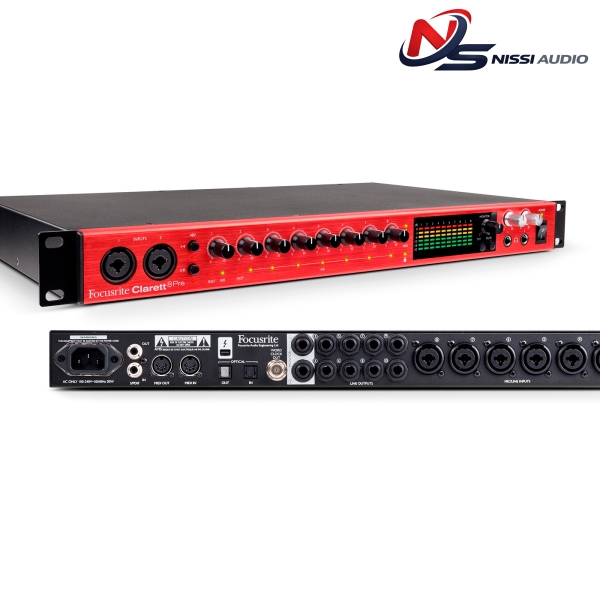 Focusrite Clarett+ OctoPre – 8-Channel ADAT Mic Preamp Cao Cấp