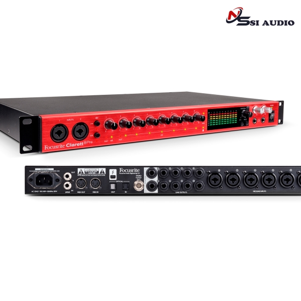 Focusrite Clarett+ OctoPre – Bộ Preamp 8 Kênh Đẳng Cấp: Độ Chi Tiết Tuyệt Đối