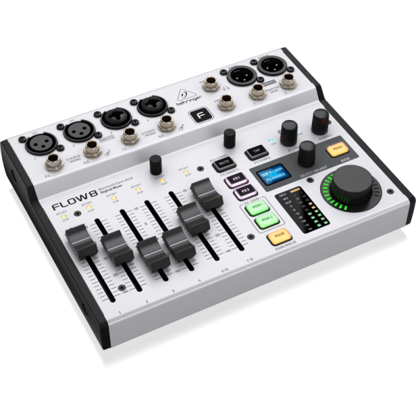 Flow 8 Digital Mixer Behringer 8 Input 2 Fx Usb Audio Interface | Mixer Karaoke