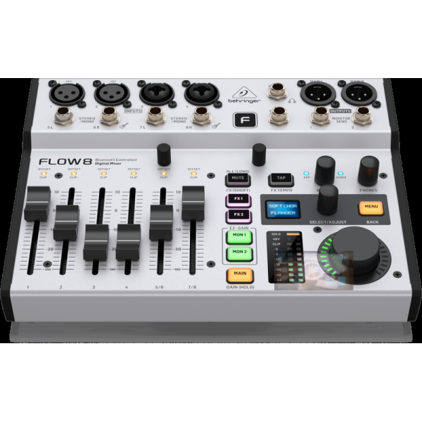 Flow 8 Digital Mixer Behringer 8 Input 2 Fx Usb Audio Interface | Mixer Karaoke