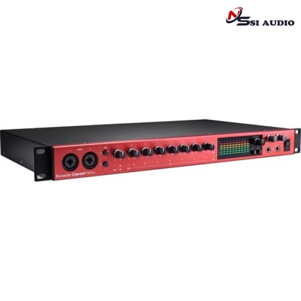 Focusrite Clarett+ 8Pre – Giao Diện Âm Thanh USB-C Đẳng Cấp Studio Chuyên Nghiệp