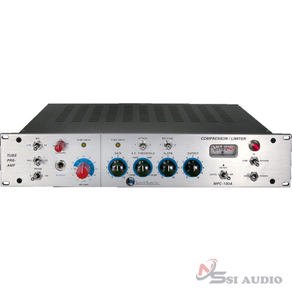 Summit Audio Mpc-100a Tube Microphone Preamp & Compressor
