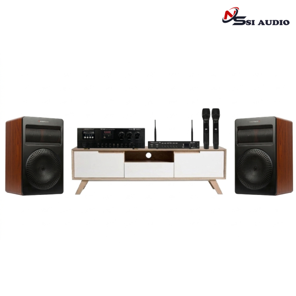 Hệ Thống Karaoke Gia Đình: BOSTON ACOUSTICS MD208 & KT250 + Tặng Dây Kết Nối