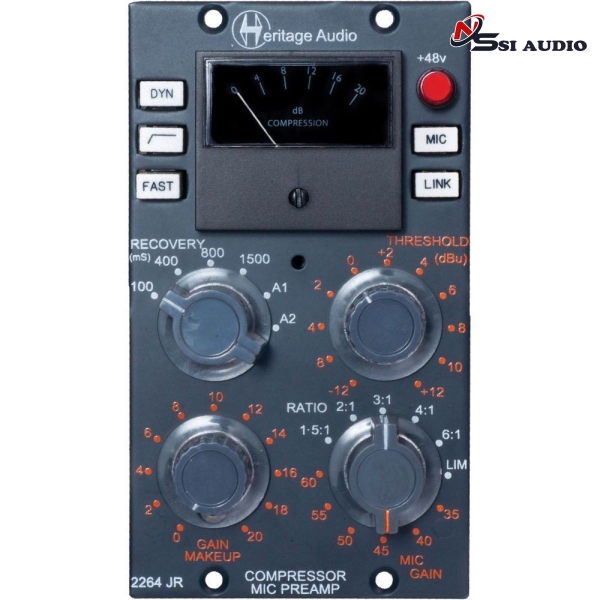 HERITAGE AUDIO 2264JR COMPRESSOR / MIC PRE thiết bị 500 series