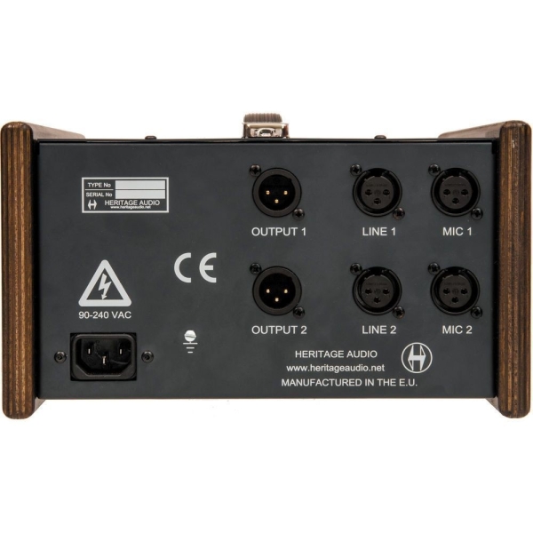 HERITAGE AUDIO DTT-73 DUAL TABLETOP MICROPHONE PREAMP