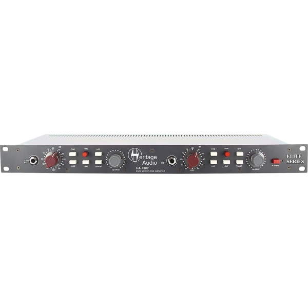HERITAGE AUDIO HA73X2 ELITE - DUAL CHANNEL MIC PREAMP