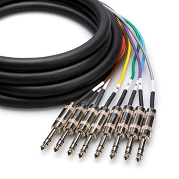 HOSA BALANCED SNAKE DB25 TO 1/4" TRS - 1M