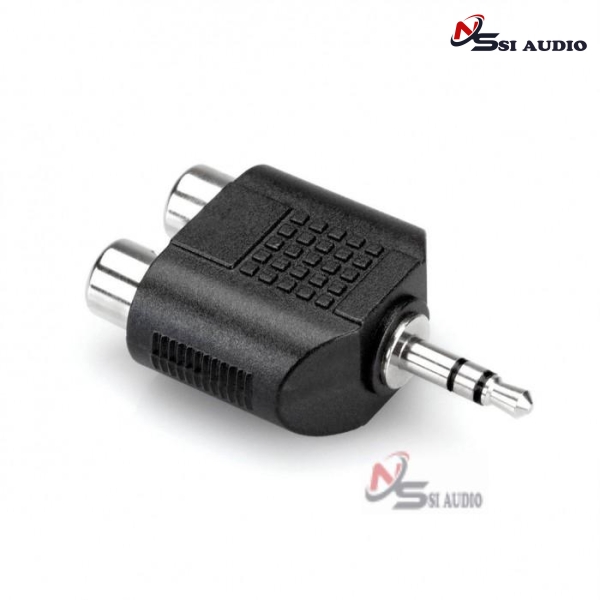 Hosa Adaptor Dual Rca To 3.5mm Trs