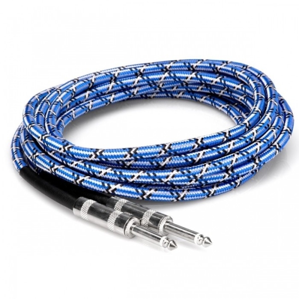 Hosa Cloth Guitar Cable Straight To Same
