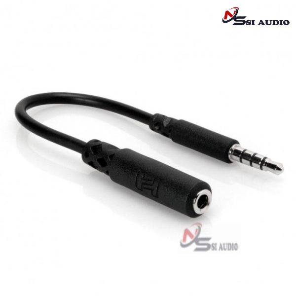 Hosa Headphone Adaptor 3.5mm Trrs To Slim 3.5mm TRS